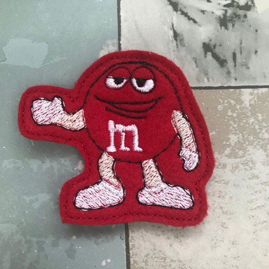 Chocolate Melt In Your Mouth Not In Your Hand Felt Snap Hair Clip