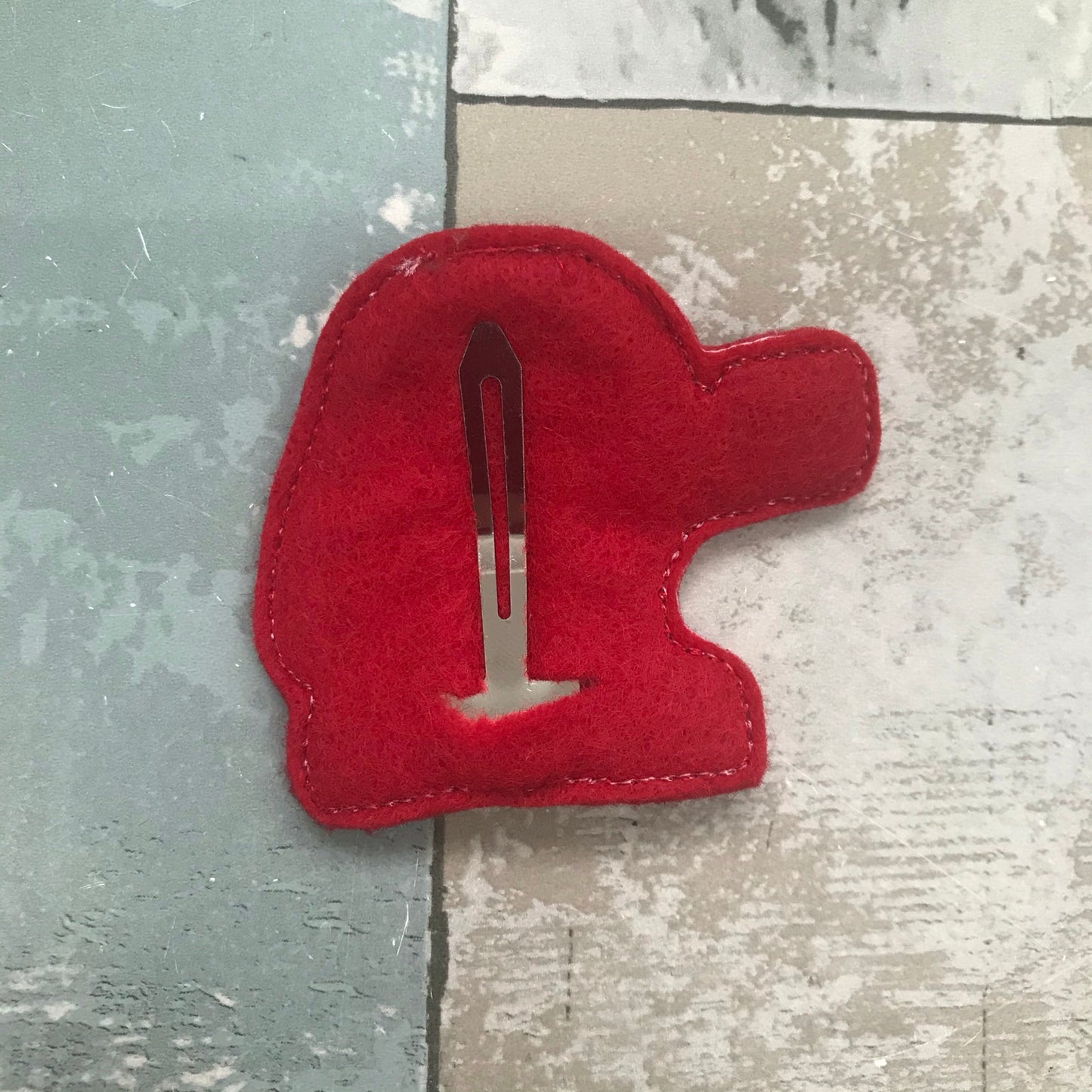 Chocolate Melt In Your Mouth Not In Your Hand Felt Snap Hair Clip