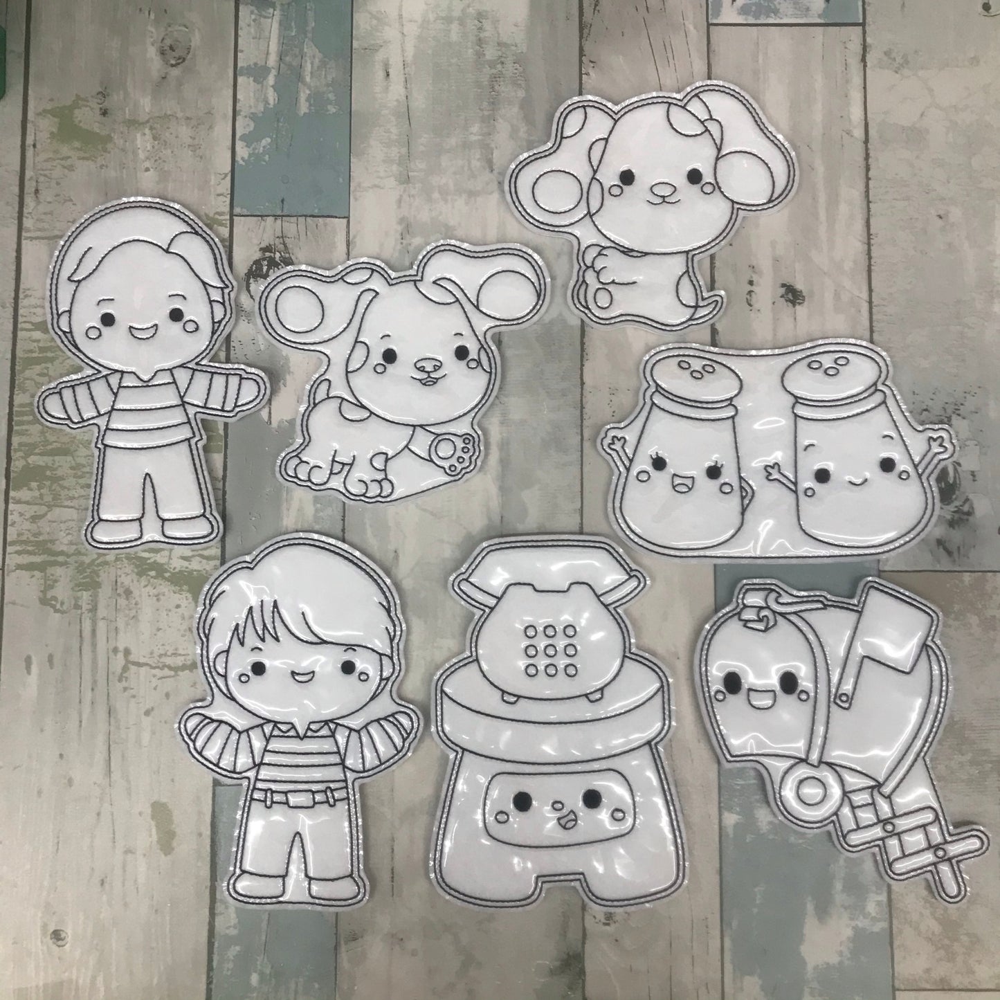 Puppy and Friends Colouring Dolls