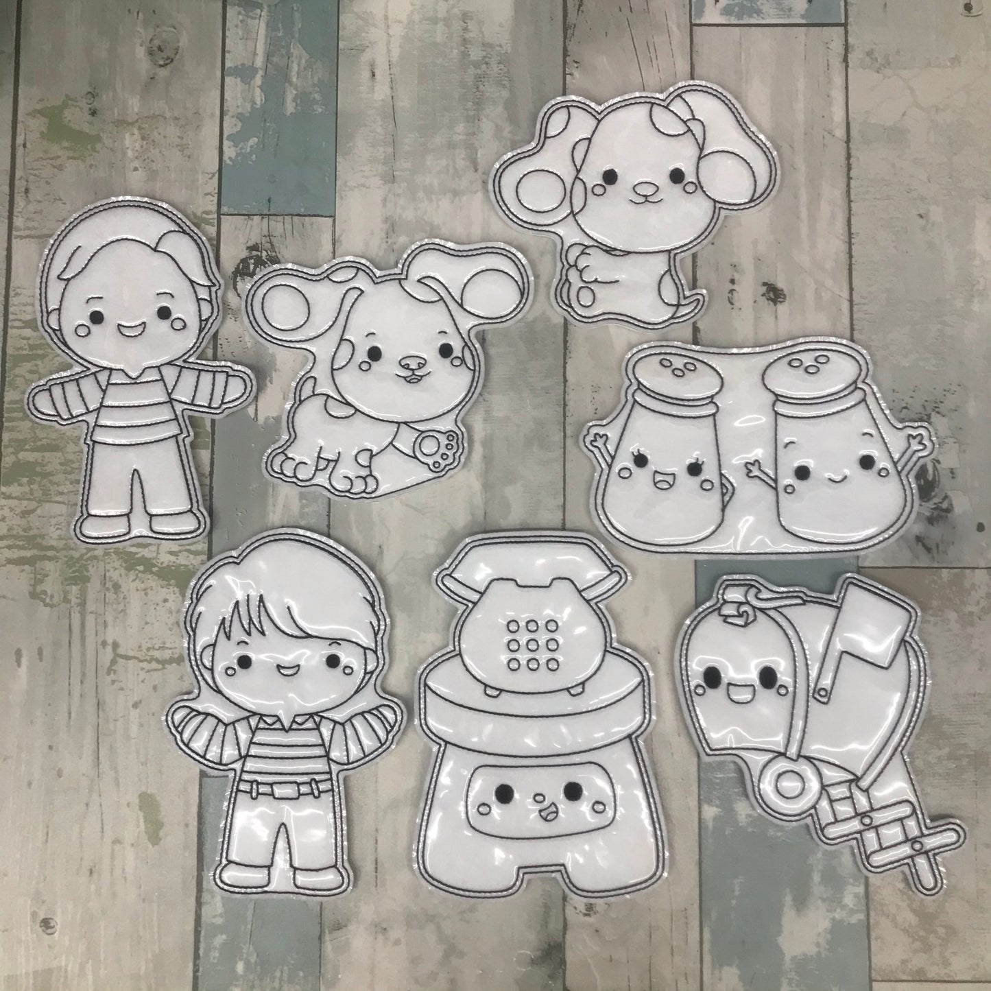Puppy and Friends Colouring Dolls