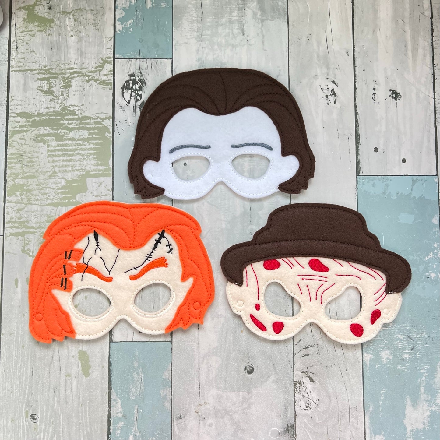 Evil People Felt Play Masks