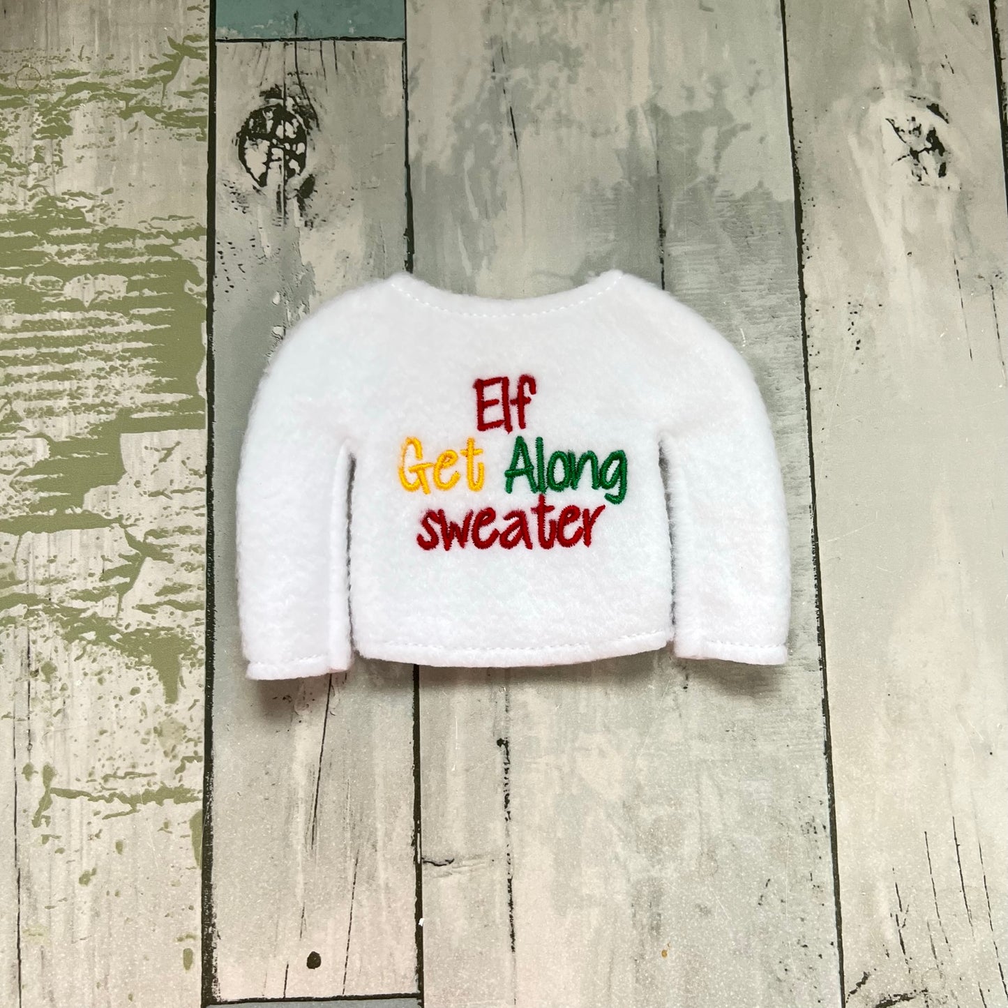 Get Along Sweater (Can fit 2 Elves in it) Elf Sweater