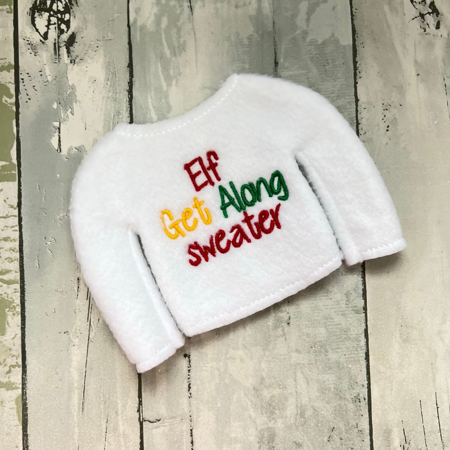Get Along Sweater (Can fit 2 Elves in it) Elf Sweater