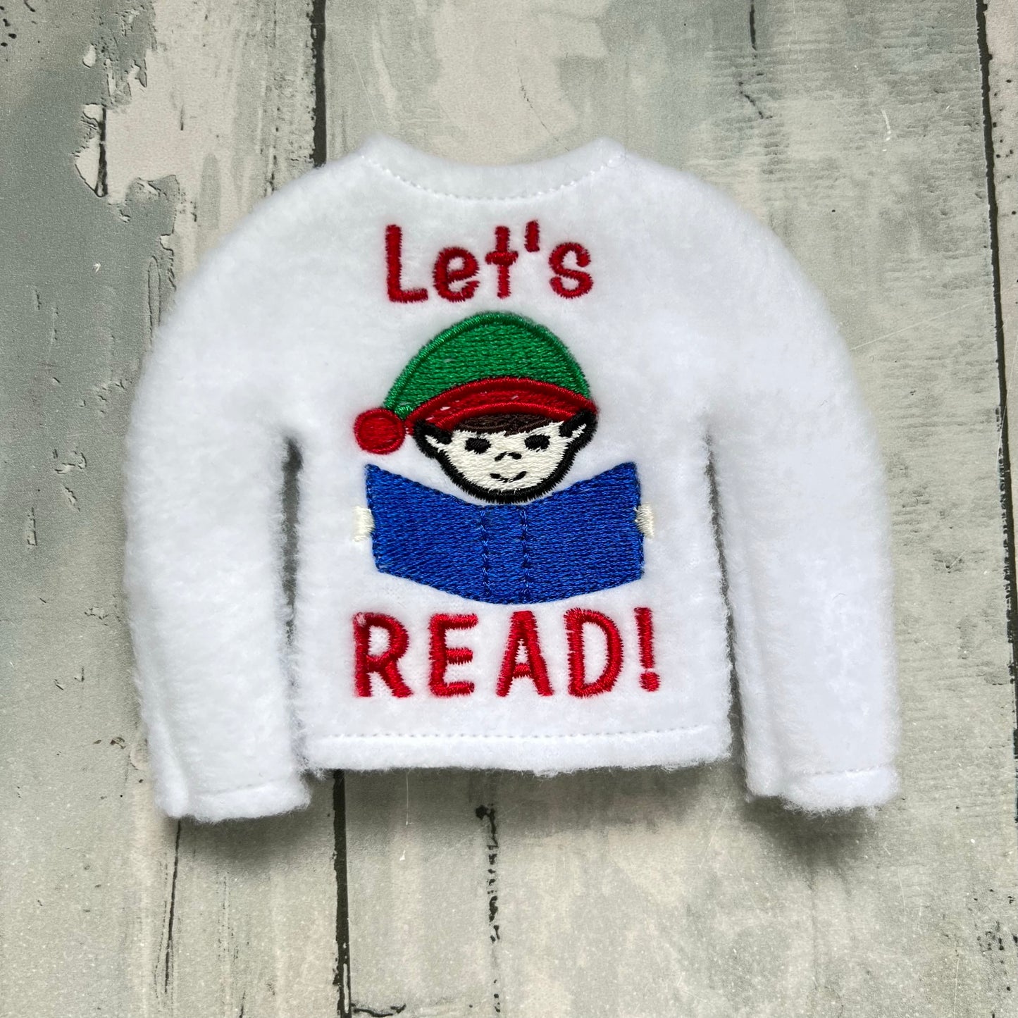 Let's Read Elf Sweater