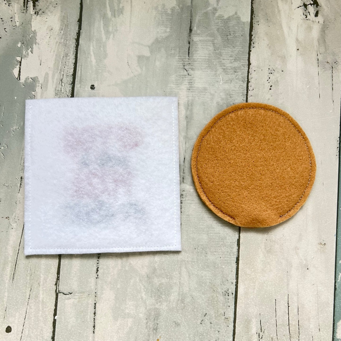 Pizza Felt Finger Puppet with Pouch