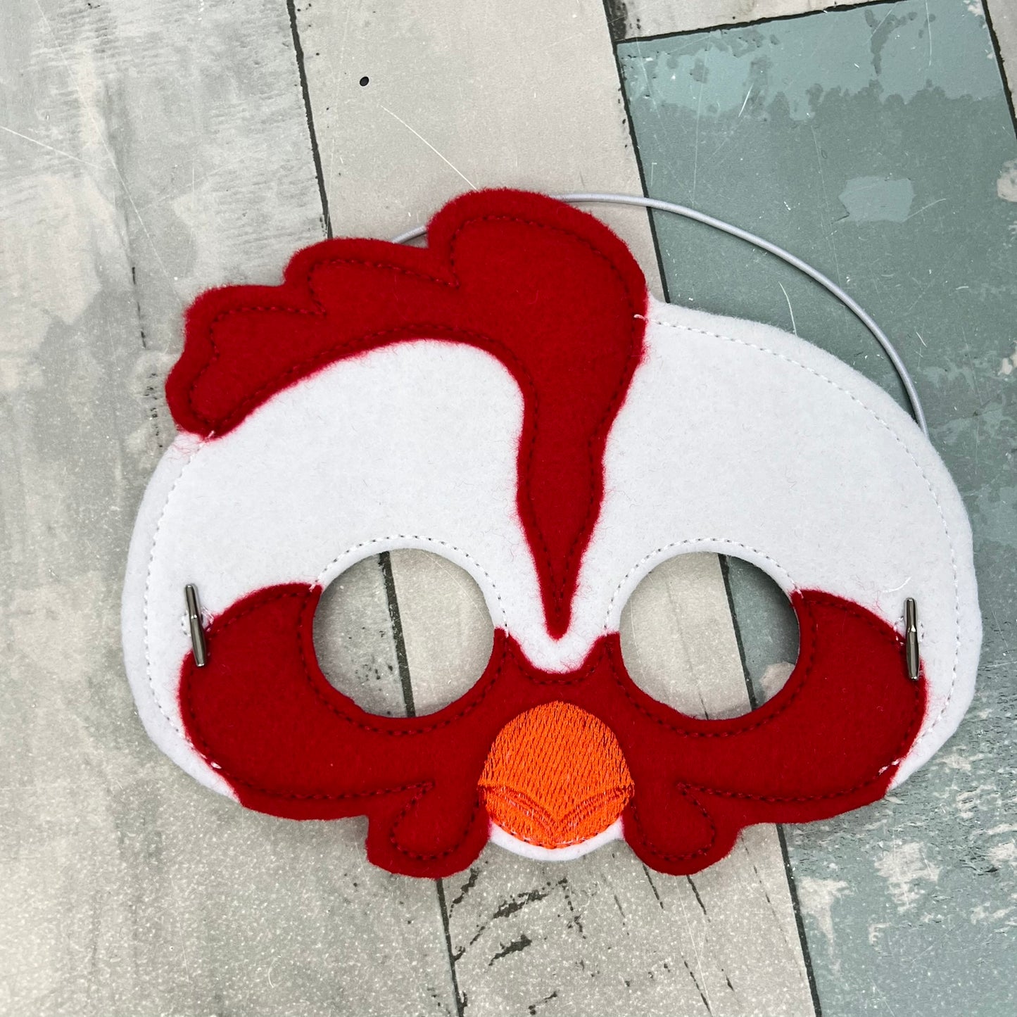 Chicken & Rooster Felt Play Mask