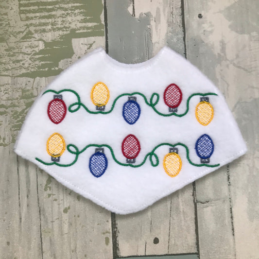 Christmas Lights Elf Poncho