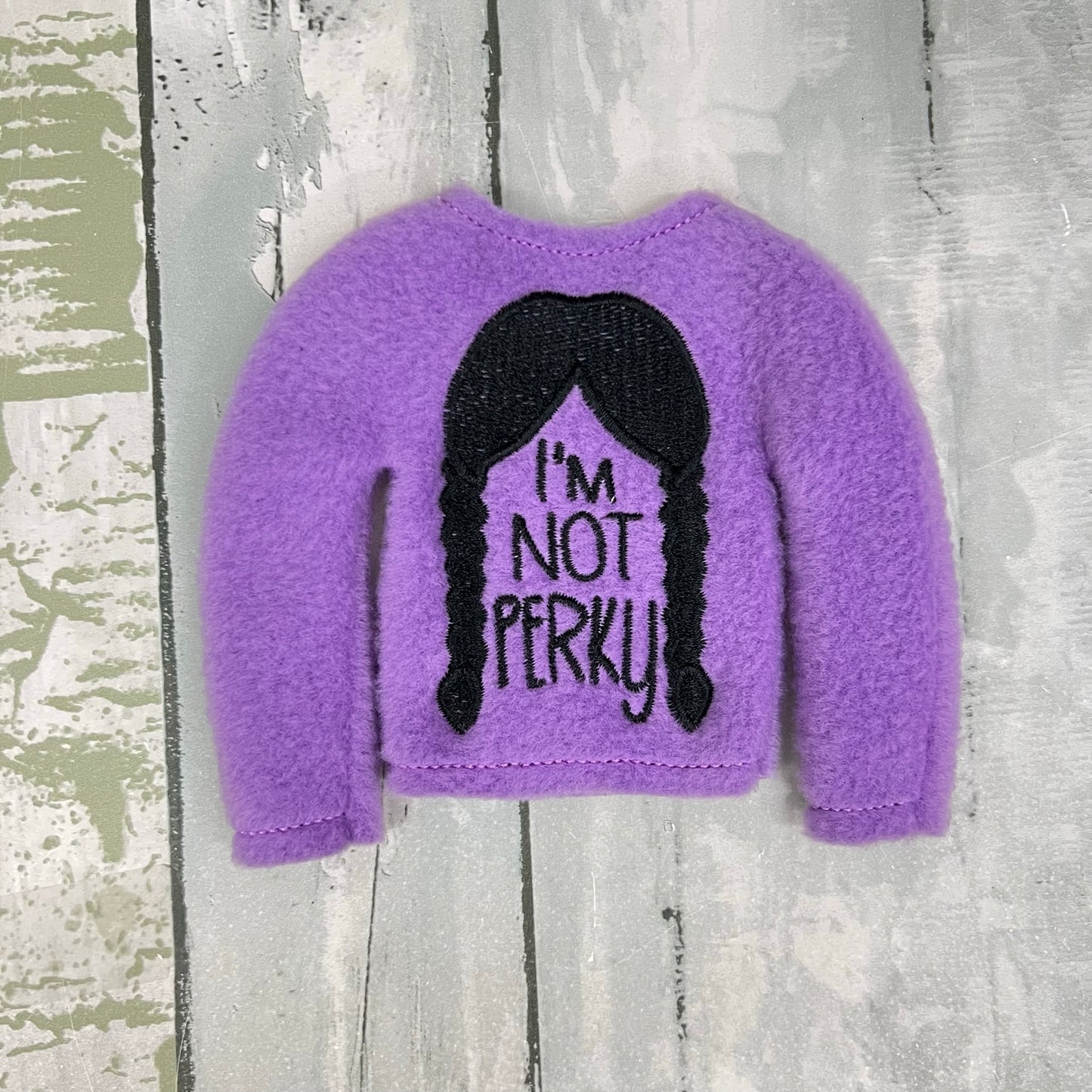 I'm Not Perky Elf Sweater