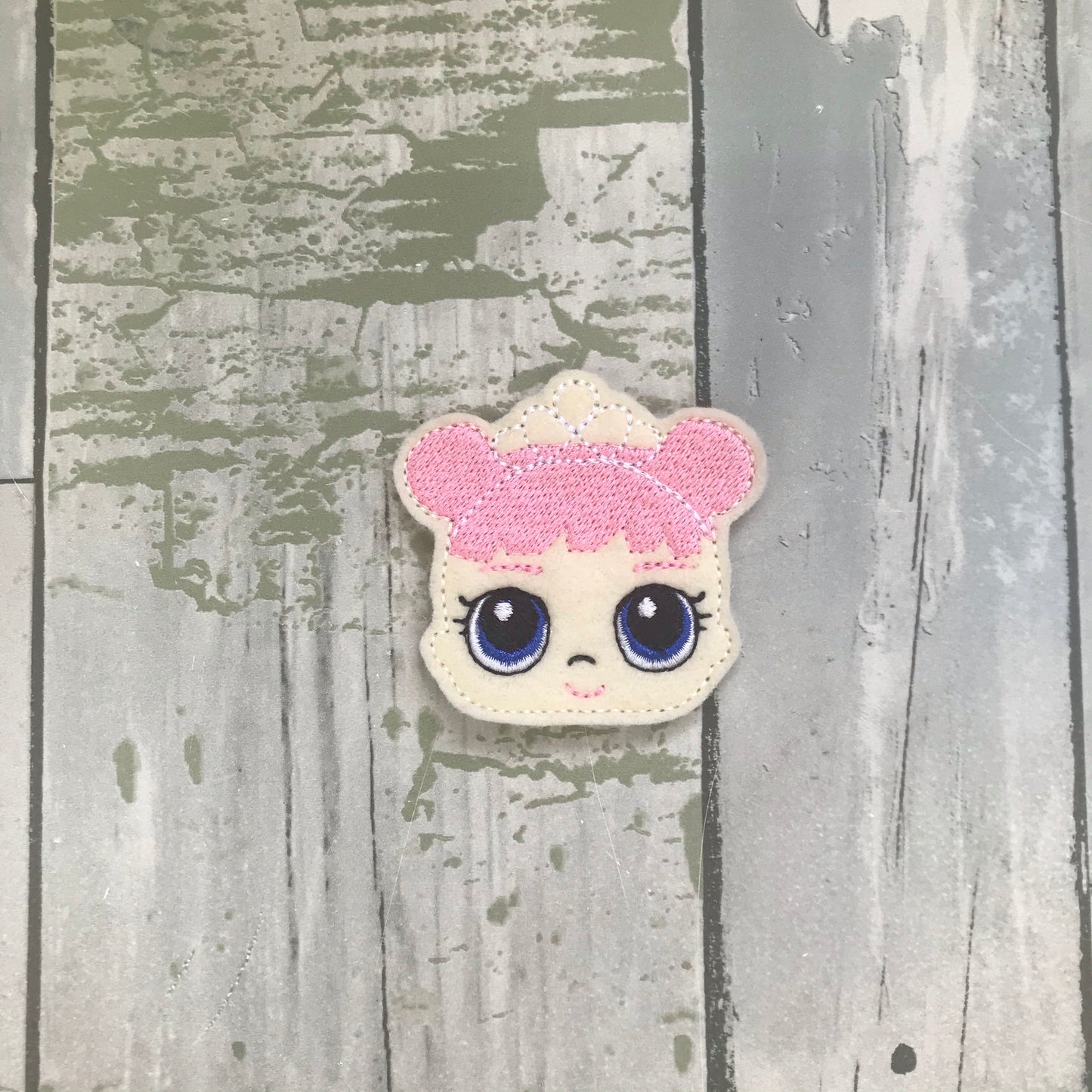 Ballerina Felt Snap Hair Clip