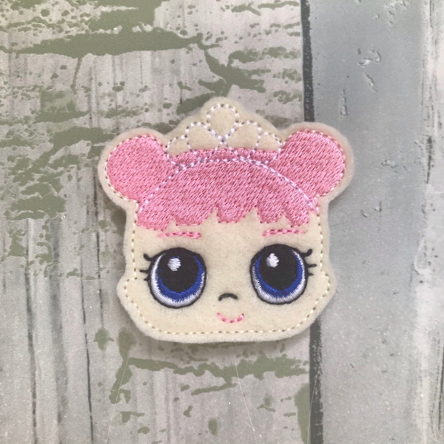 Ballerina Felt Snap Hair Clip