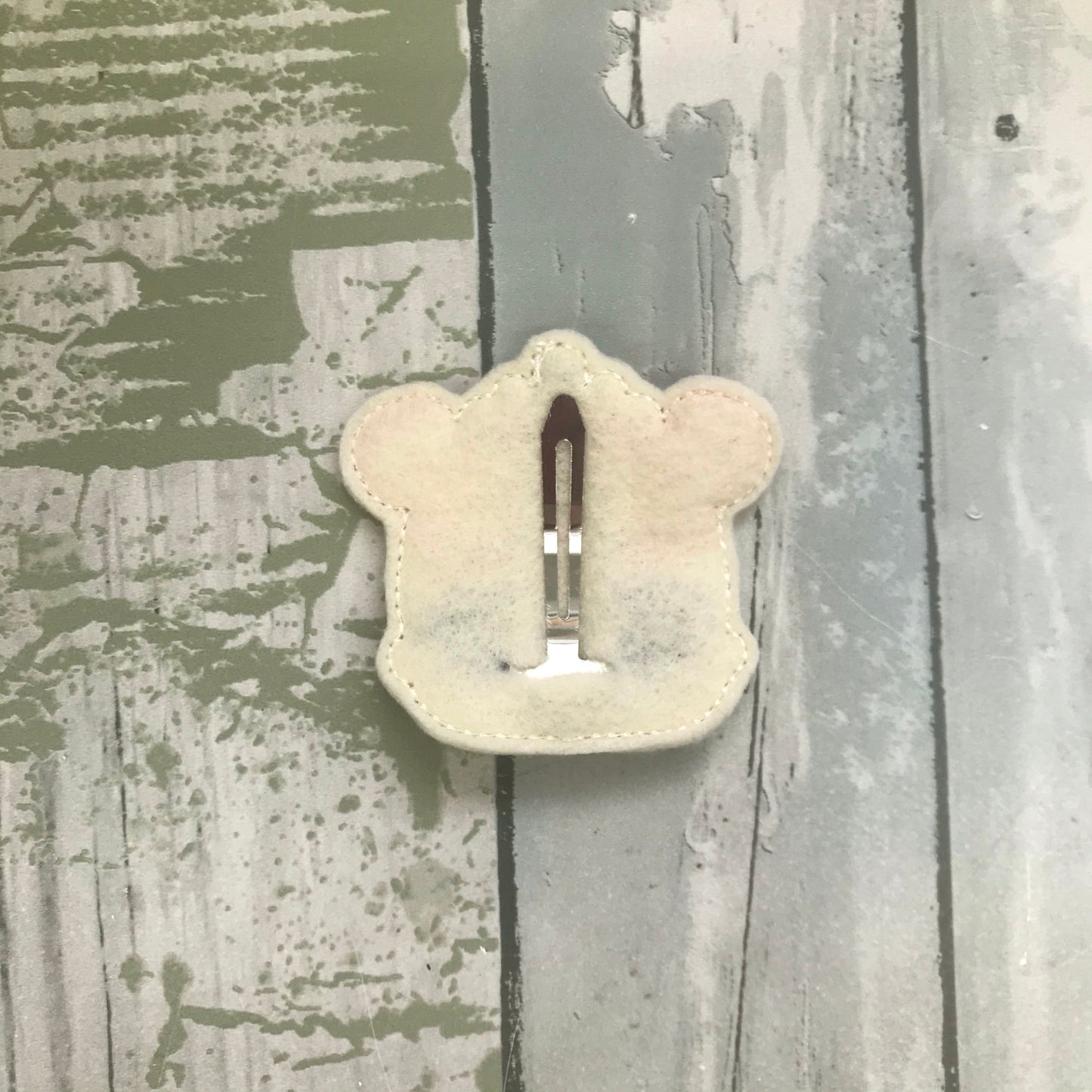 Ballerina Felt Snap Hair Clip