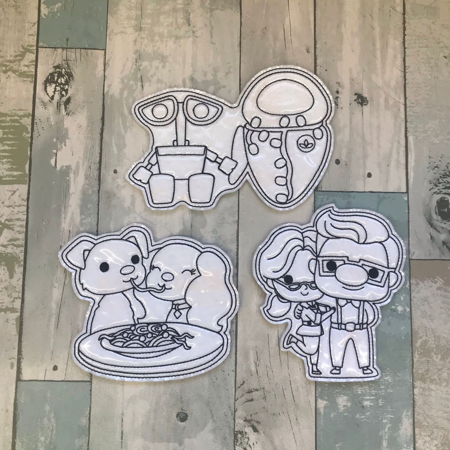 Valentines Story Colouring Dolls