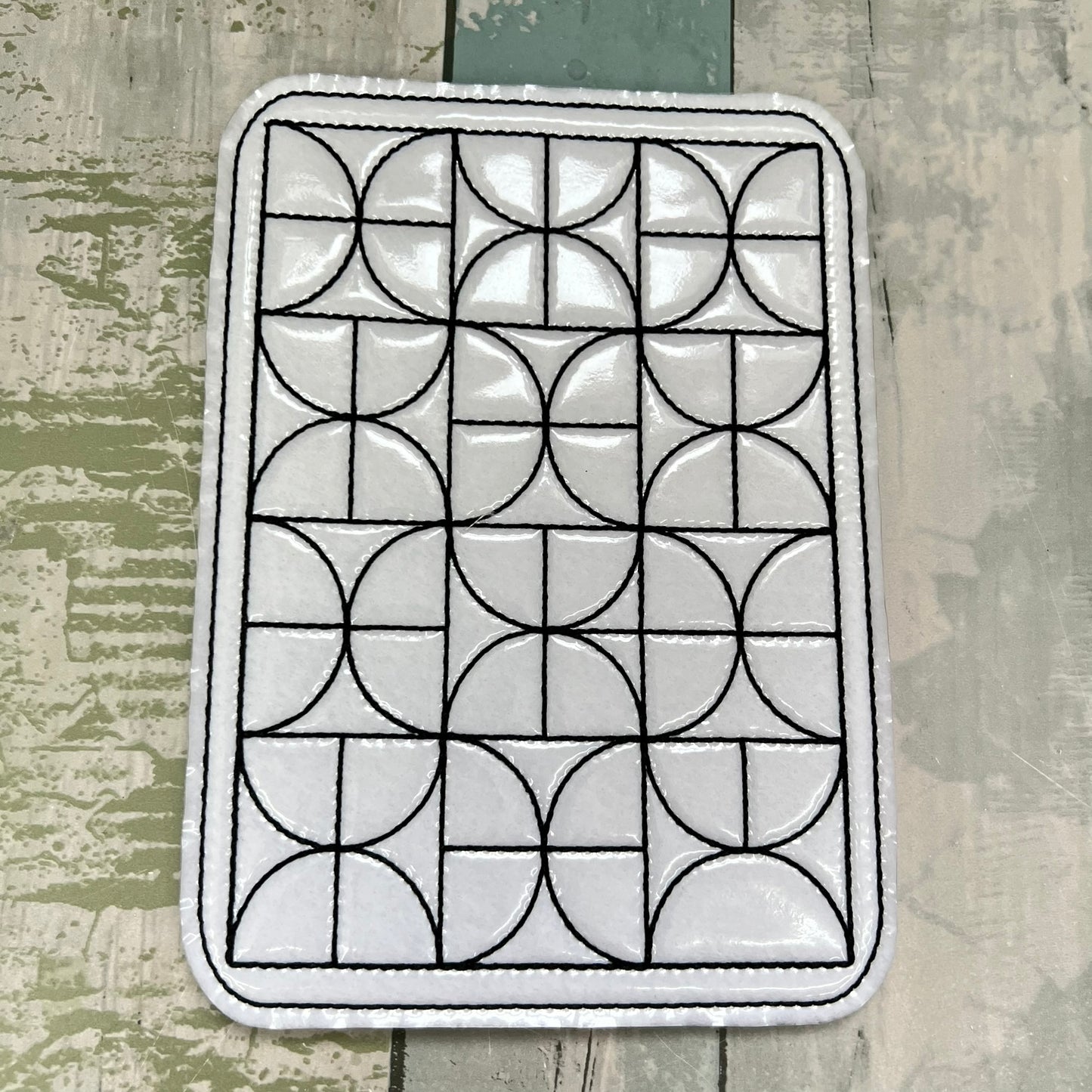Geometric Pages Colouring Dolls