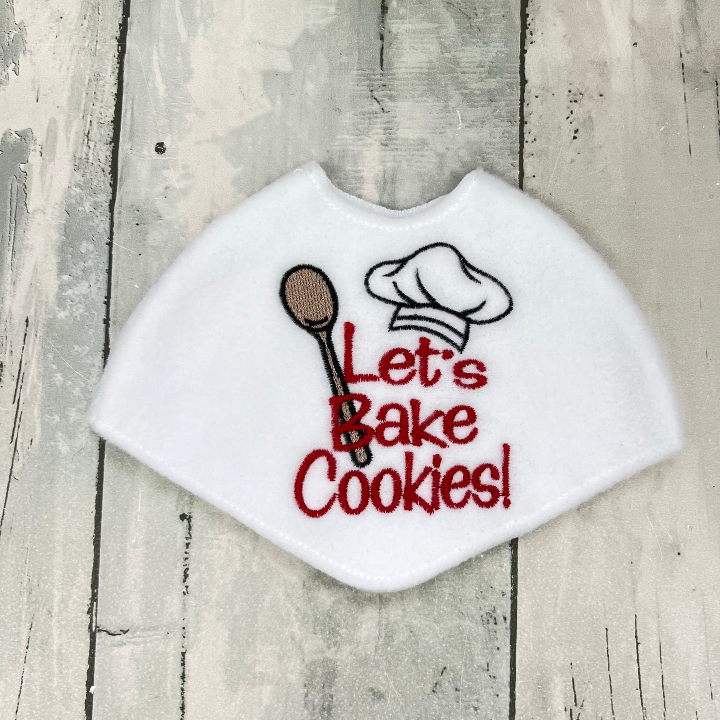 Let's Bake Some Cookies Elf Poncho