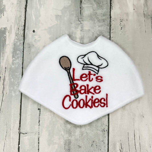 Let's Bake Some Cookies Elf Poncho