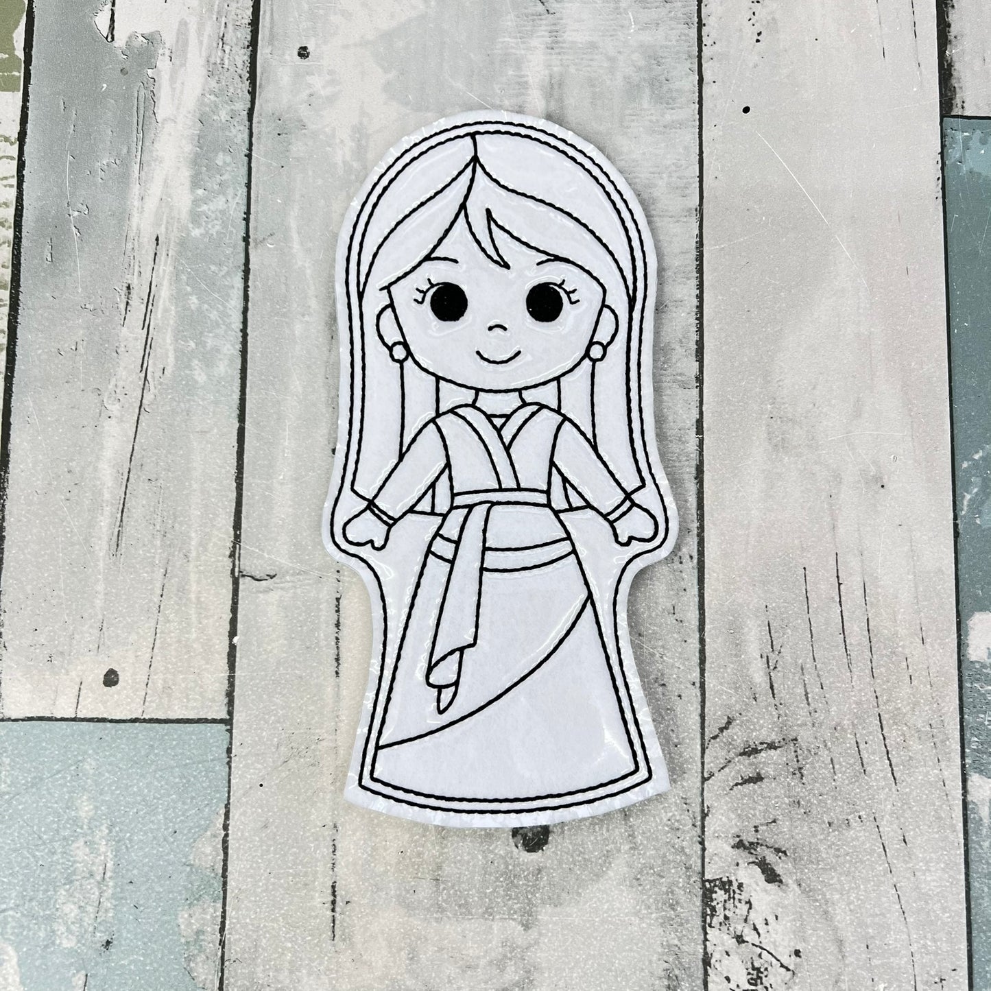 Princess Colouring Dolls, Set #2