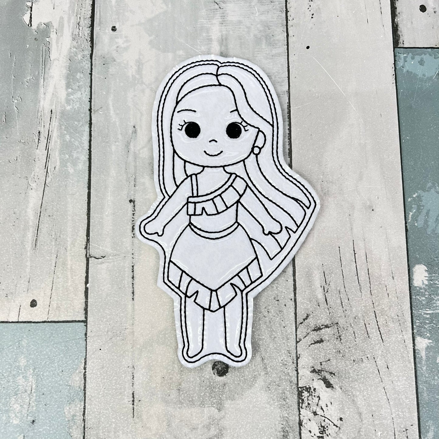 Princess Colouring Dolls, Set #2