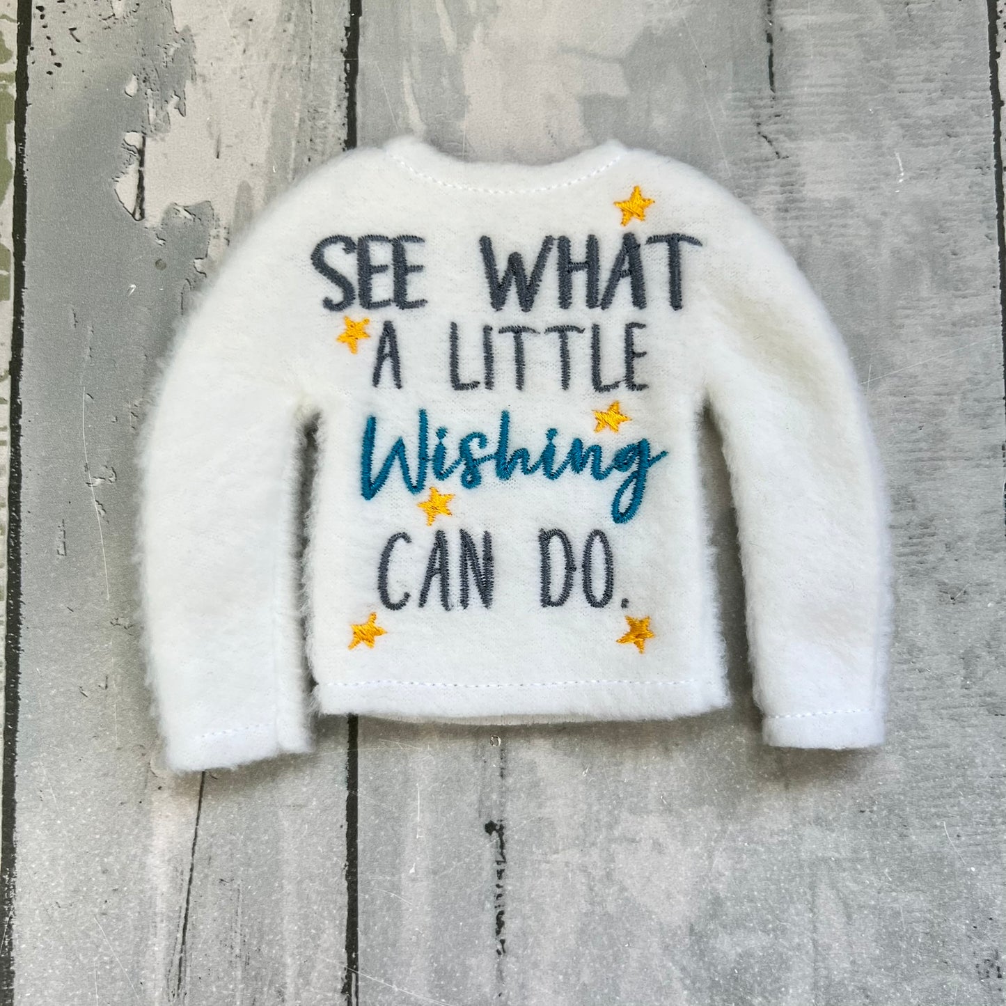 See What A Little Wishing Can Do Elf Sweater