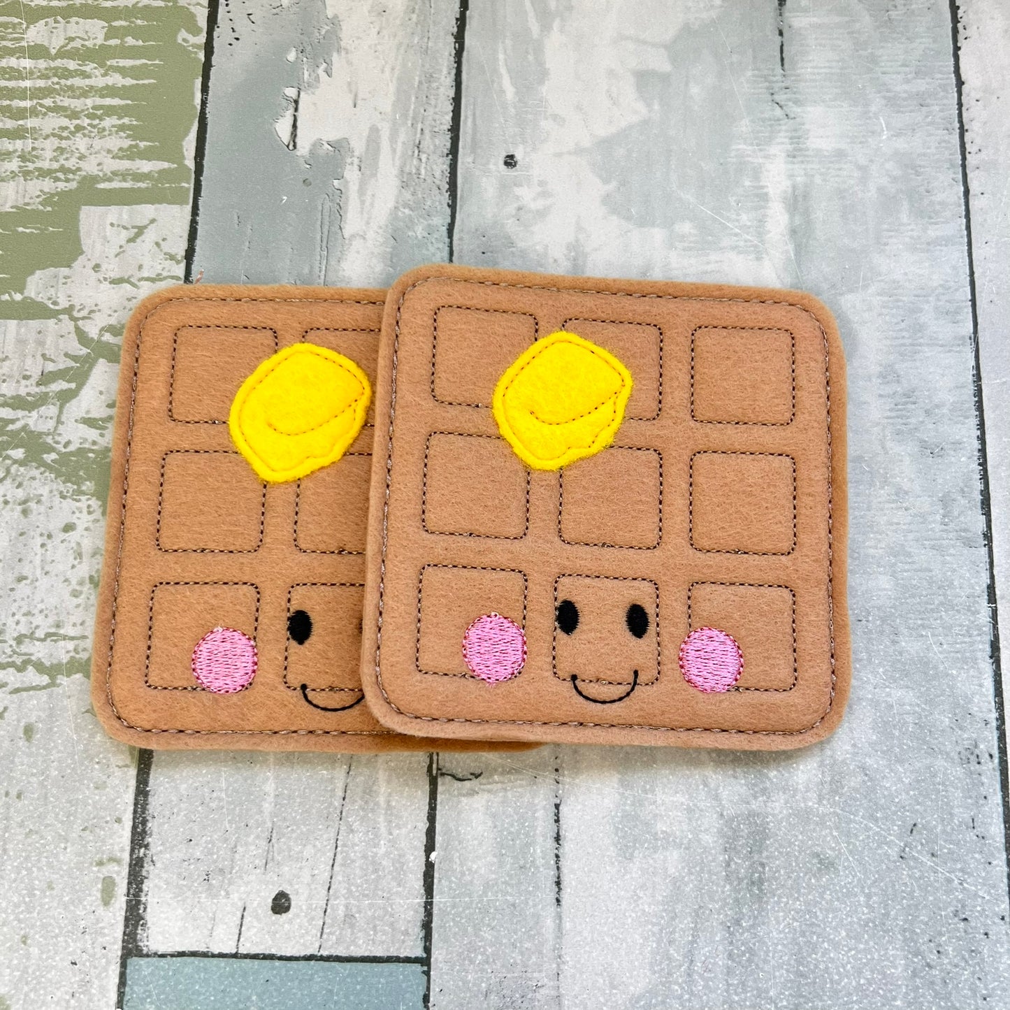 Pancakes and Waffles Felt Play Food