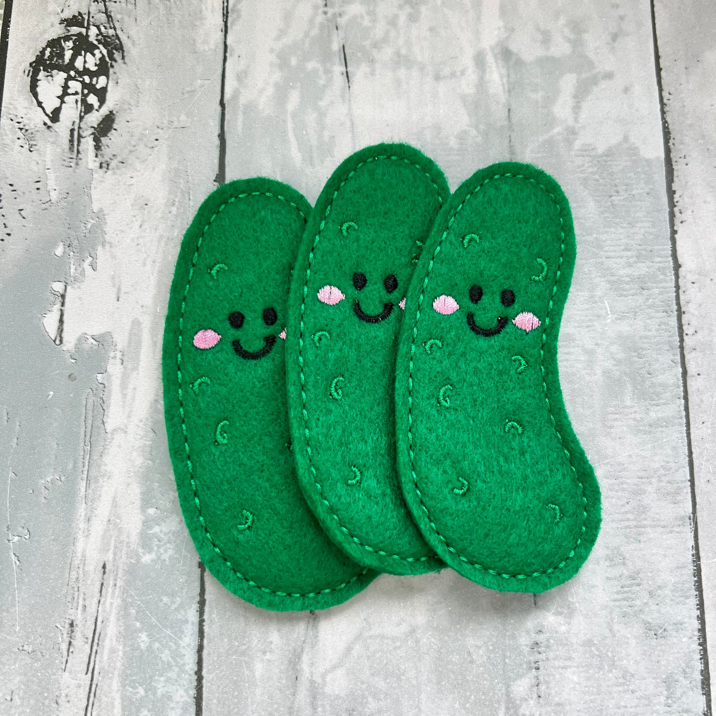 Cucumber Felt Play Food