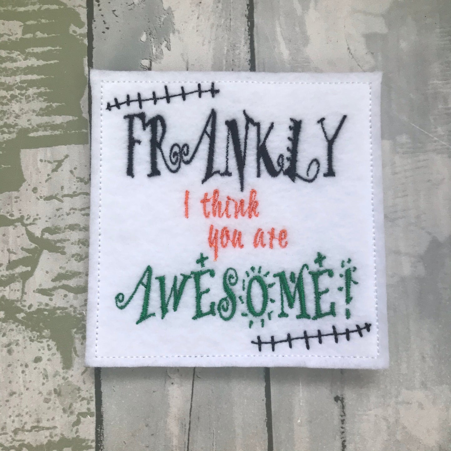 Frank Felt Finger Puppet with Pouch