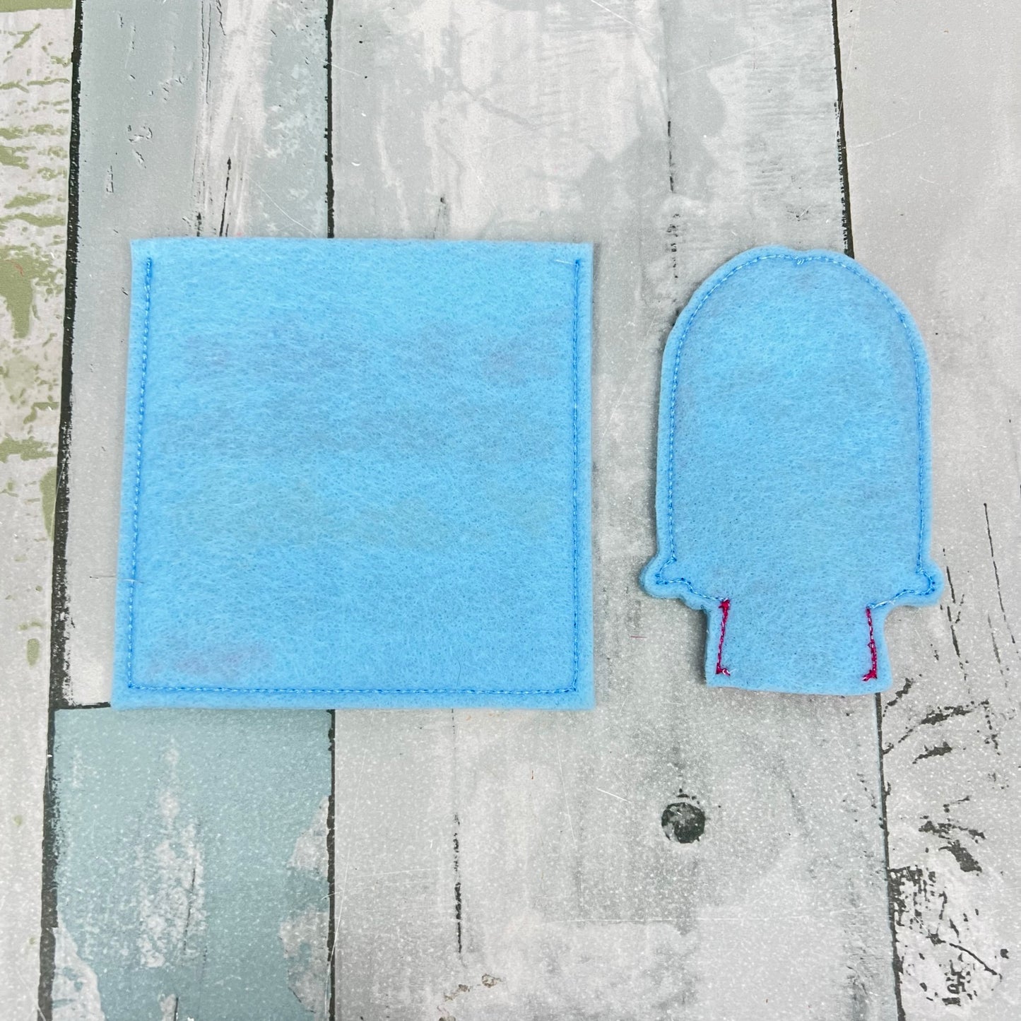 Meant To Be Felt Finger Puppet with Pouch