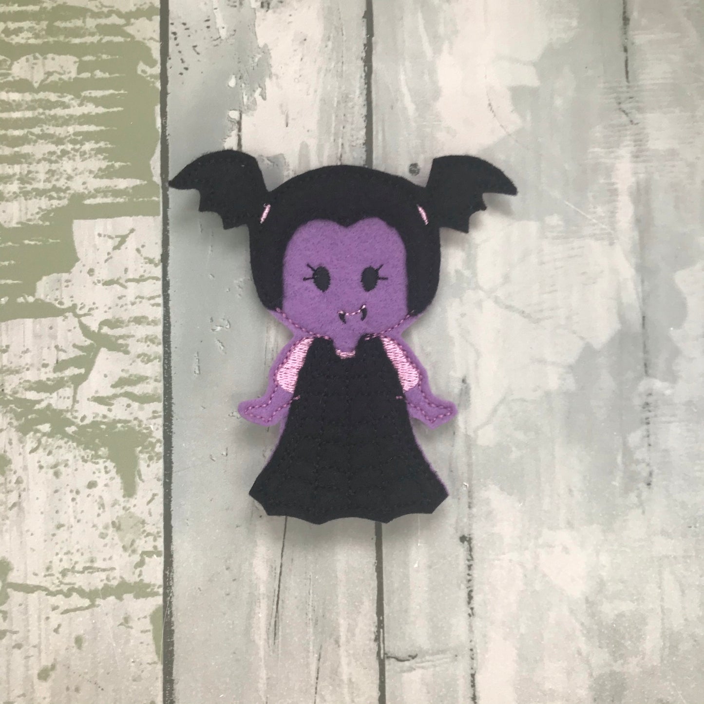 Fang Girl and Friends Felt Finger Puppets