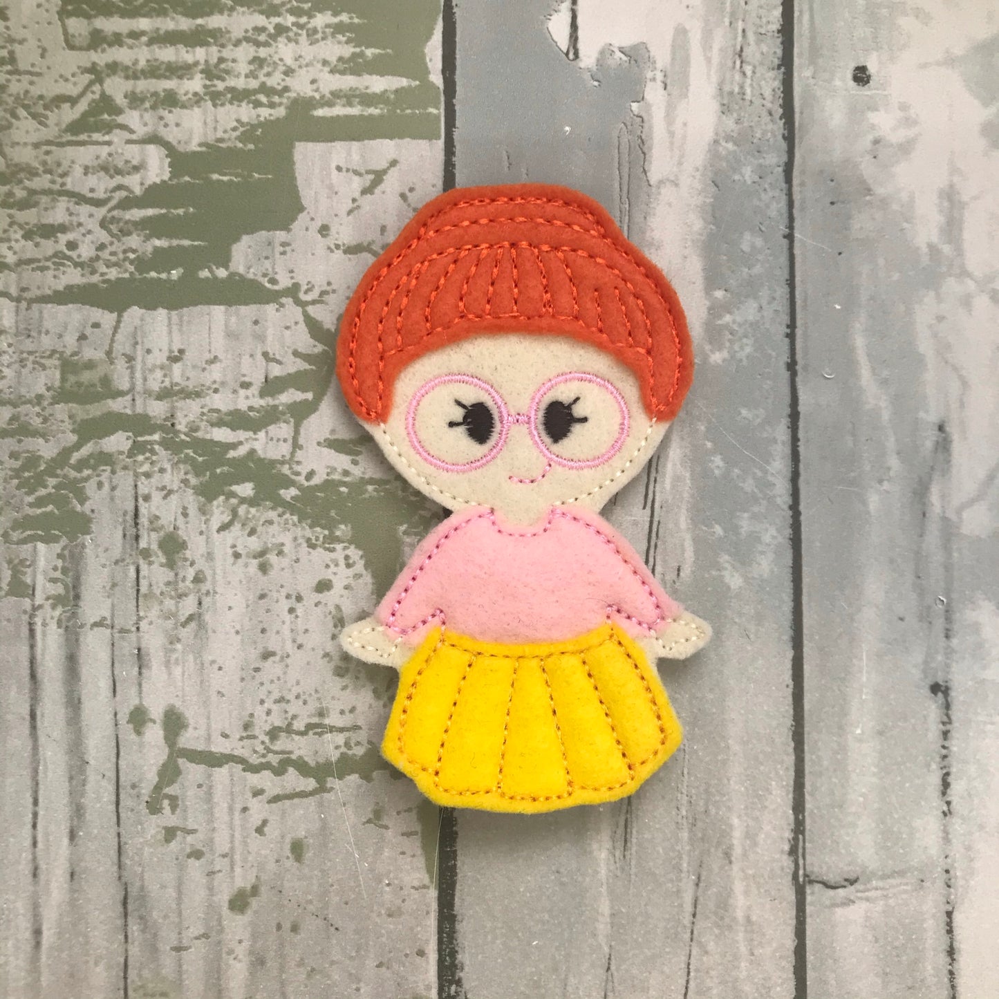 Fang Girl and Friends Felt Finger Puppets
