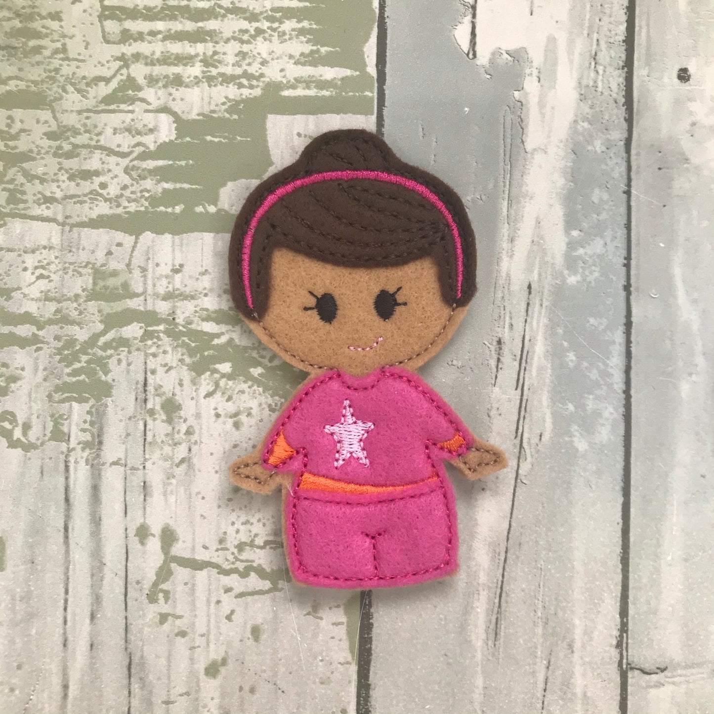 Fang Girl and Friends Felt Finger Puppets