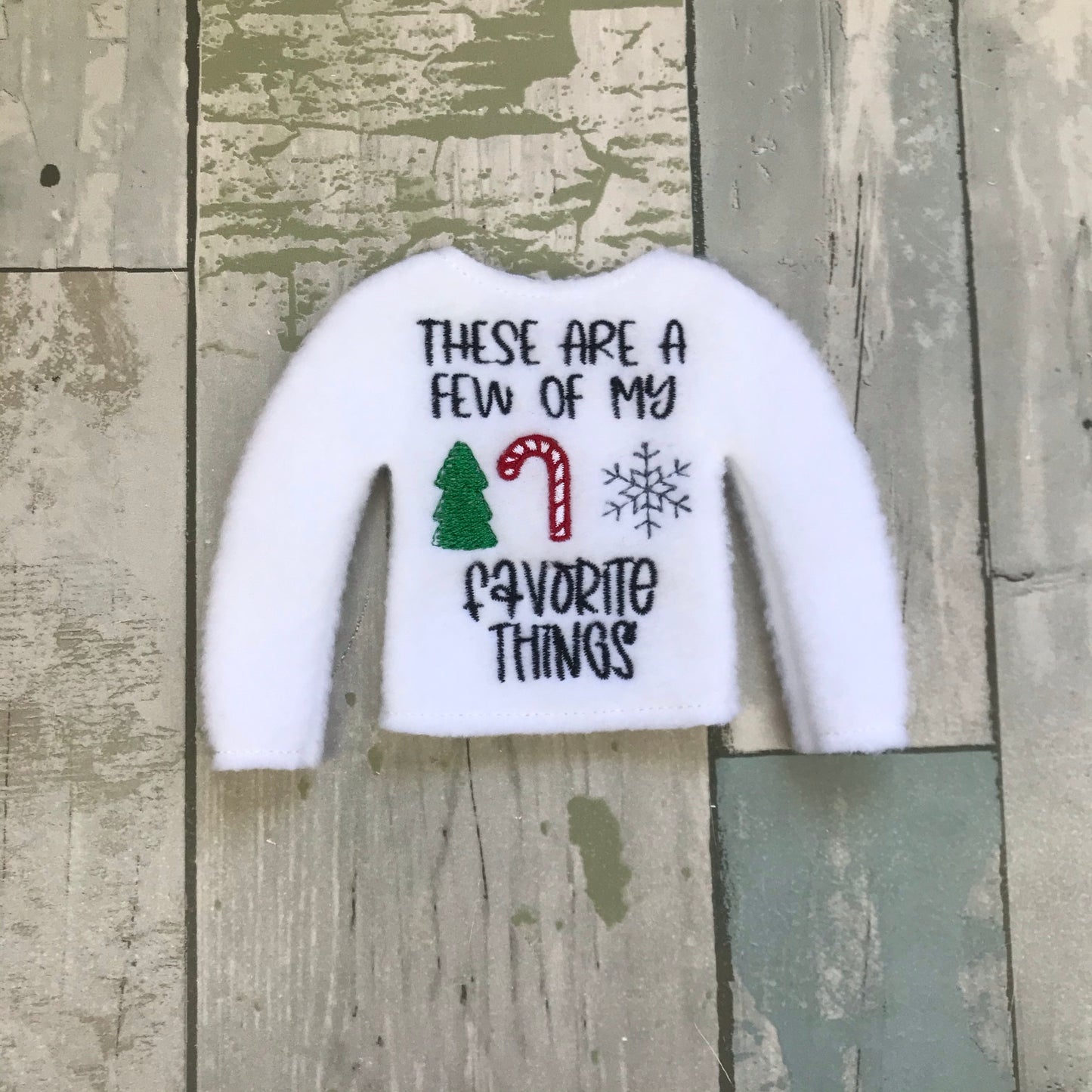 A Few of My Favorite Things Elf Sweater