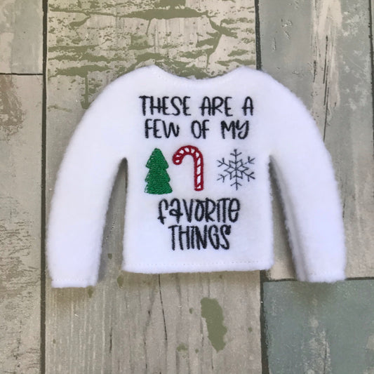 A Few of My Favorite Things Elf Sweater