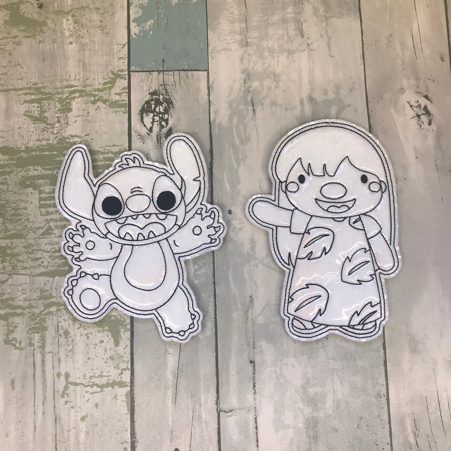Ohana Colouring Dolls