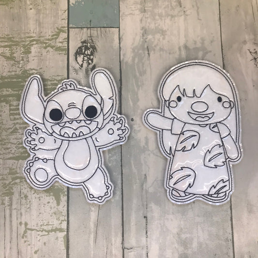 Ohana Colouring Dolls