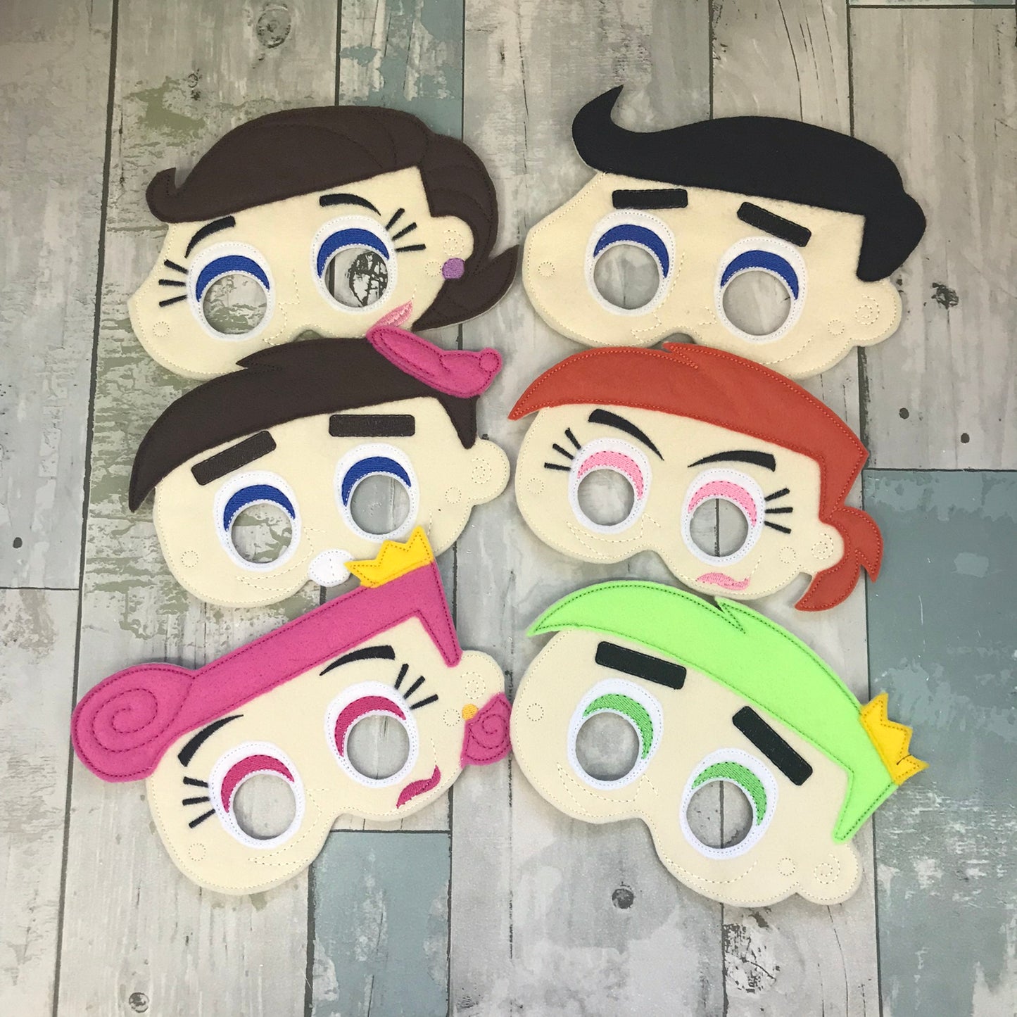 Weird Family Felt Play Masks