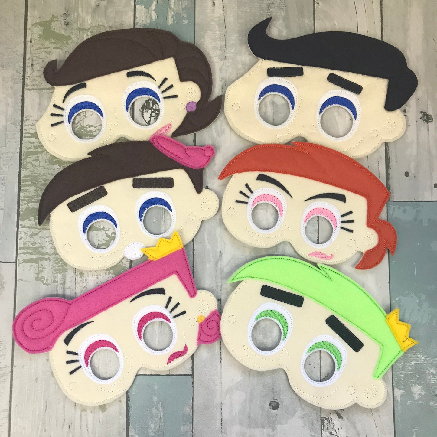 Weird Family Felt Play Masks