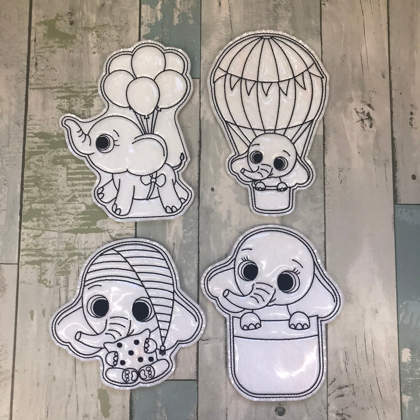 Elephant Colouring Dolls