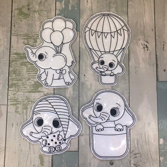 Elephant Colouring Dolls