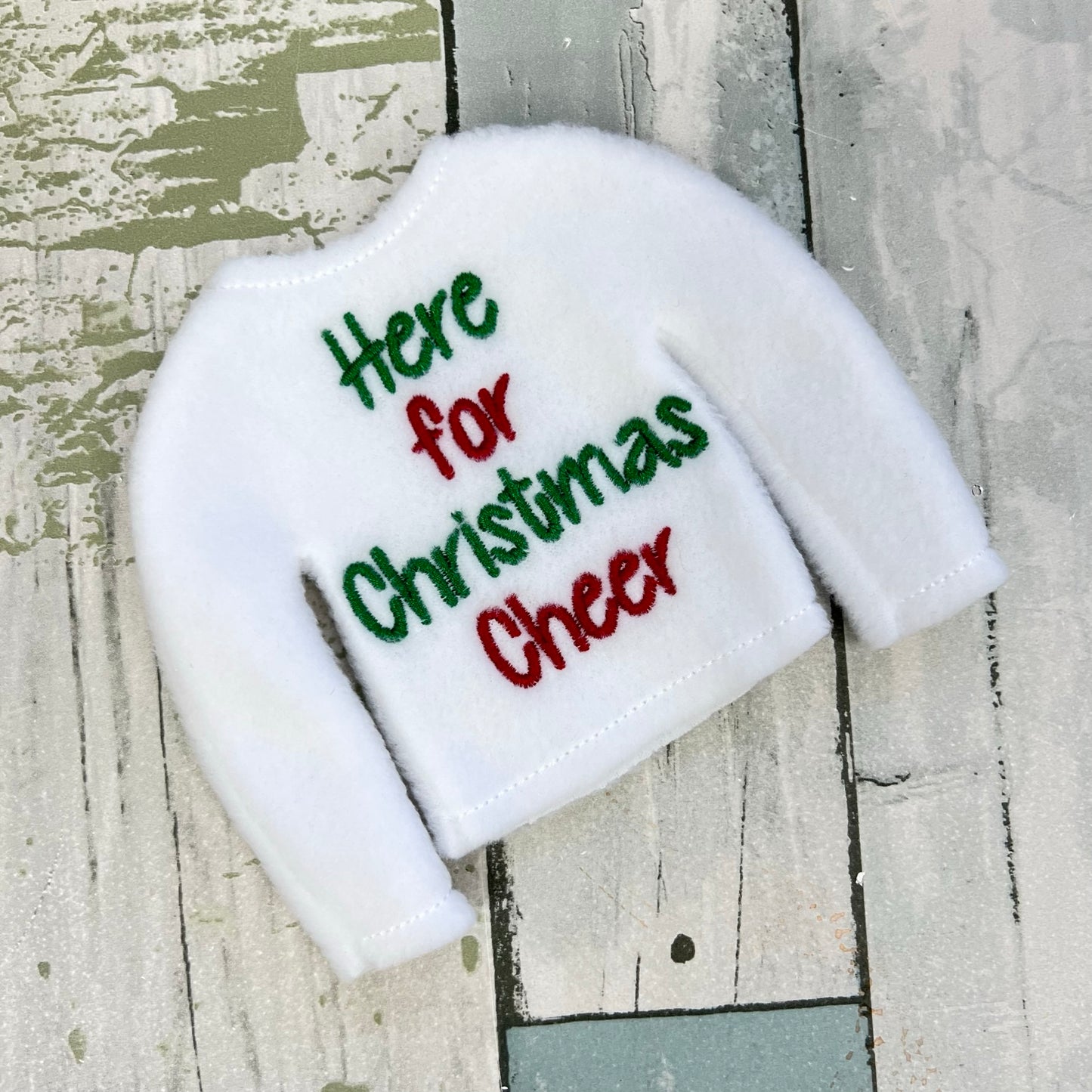 Here For Christmas Cheer Elf Sweater