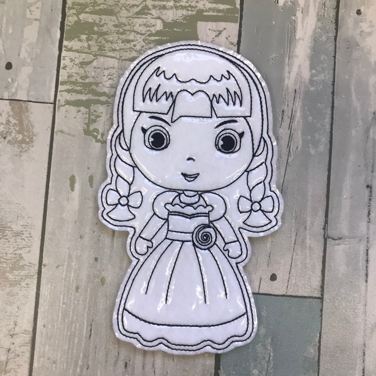 Halloween Set 1 Colouring Dolls