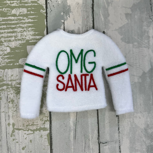 OMG Santa Elf Sweater