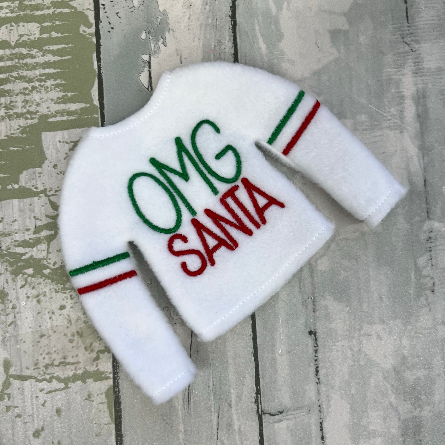 OMG Santa Elf Sweater