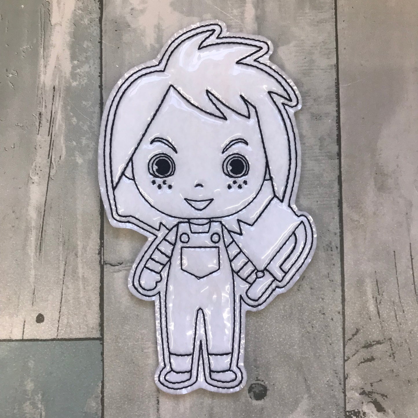 Halloween Set 1 Colouring Dolls