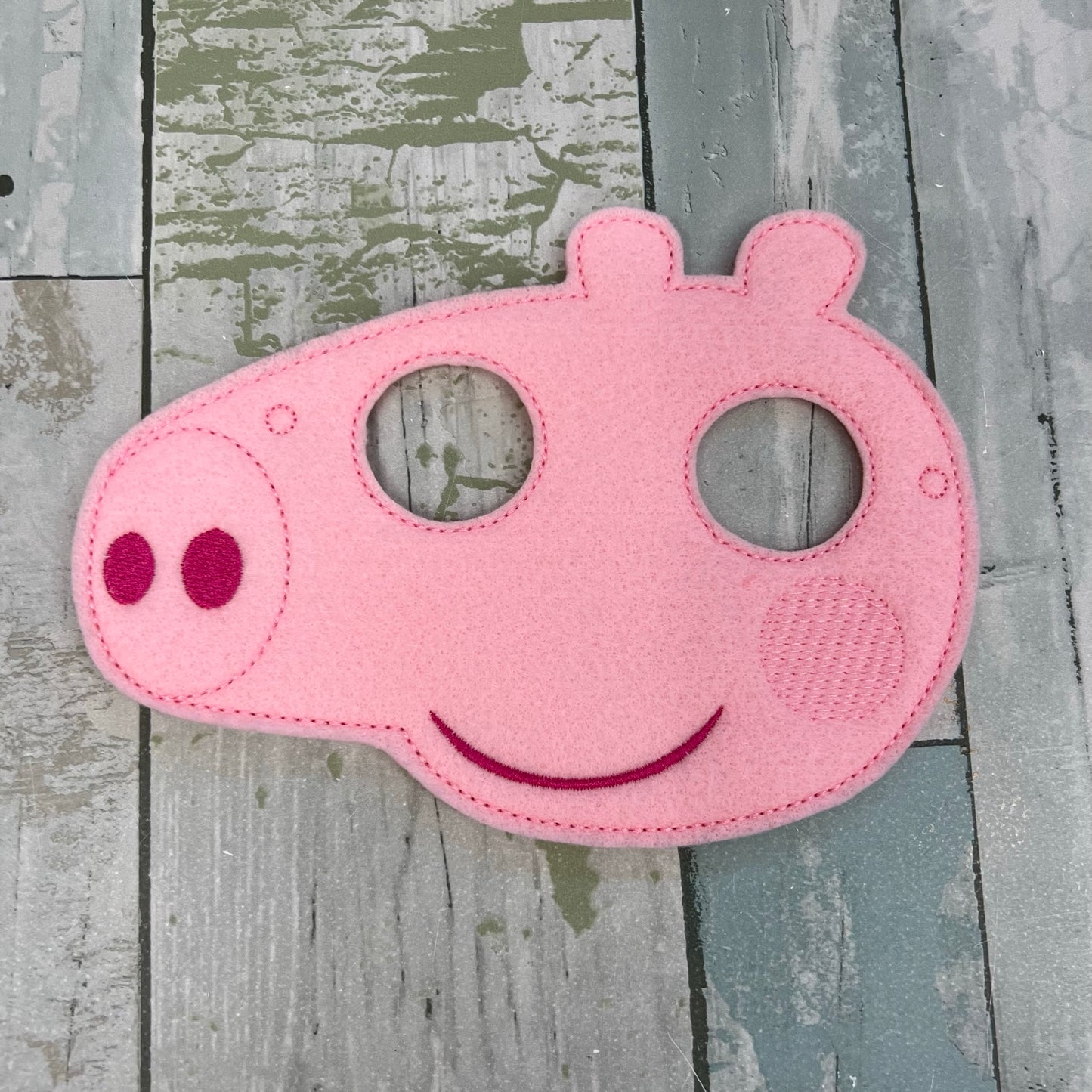 Swine Family Felt Play Masks