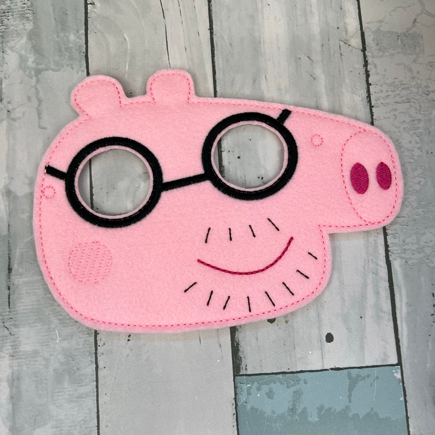 Swine Family Felt Play Masks