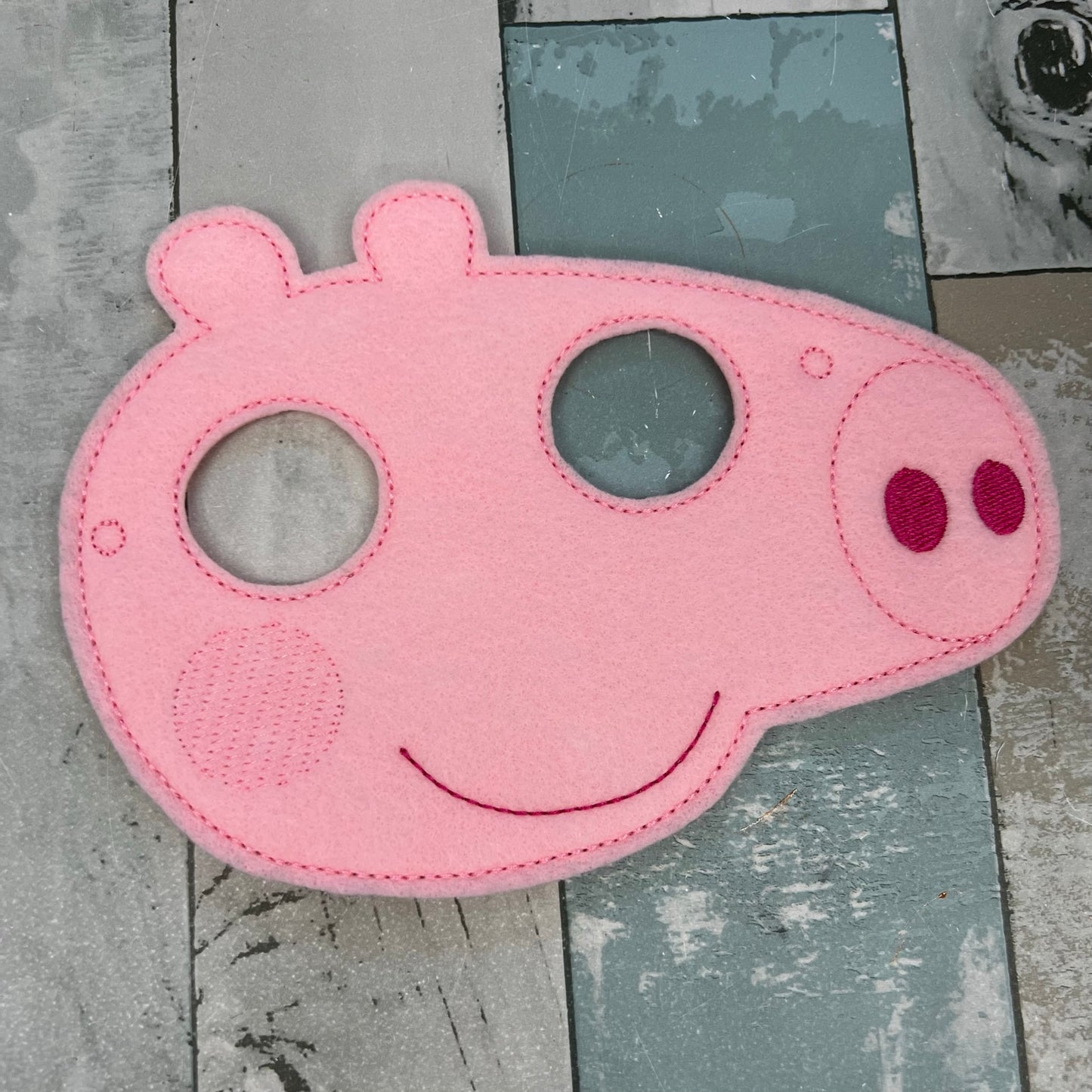 Swine Family Felt Play Masks