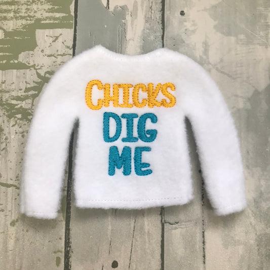 Chicks Dig Me Elf Sweater
