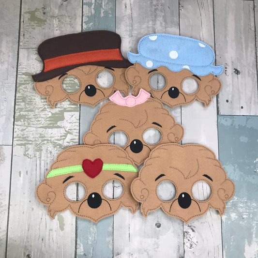 Name Changing Family Felt Play Masks