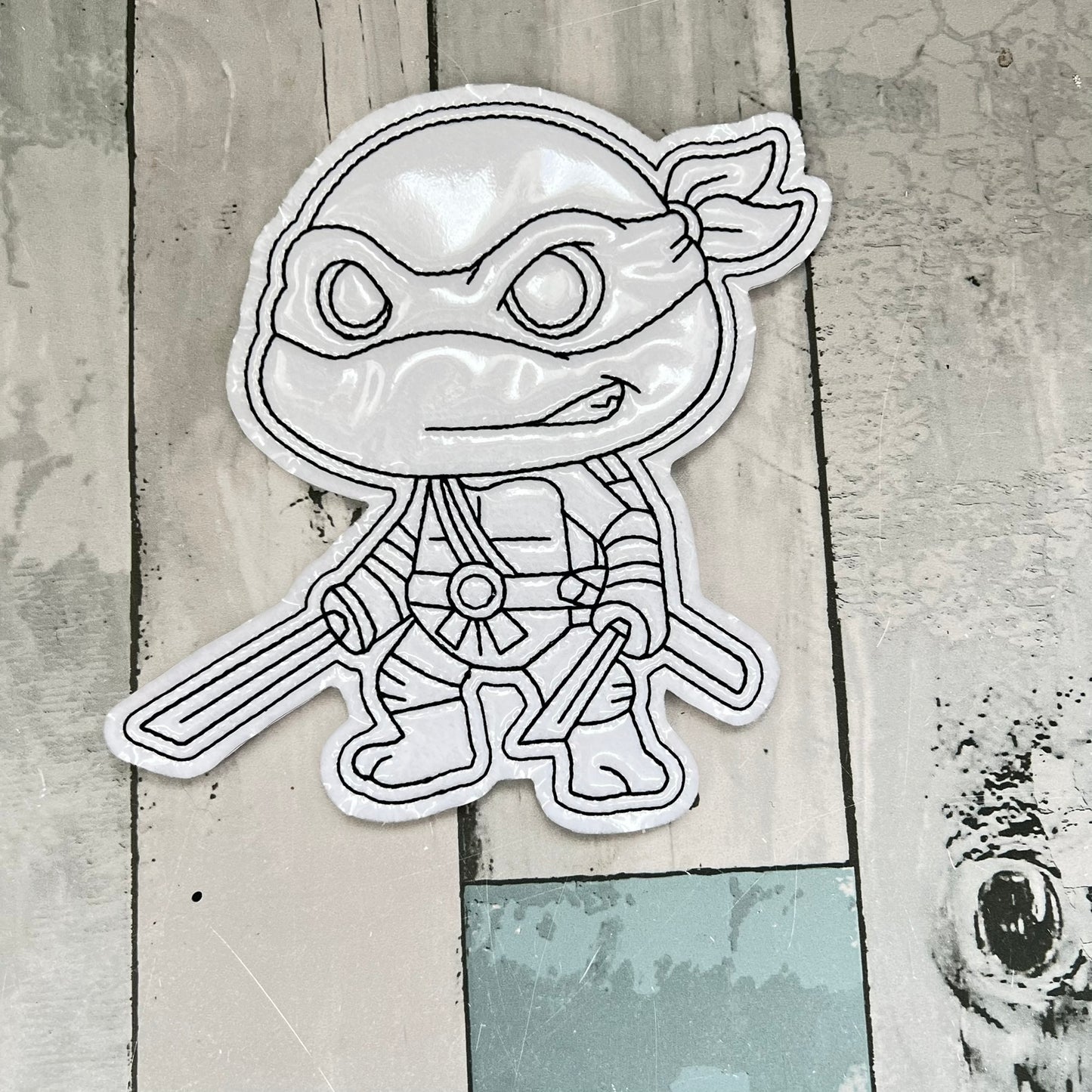 Sewer Dwelling Heroes Colouring Dolls
