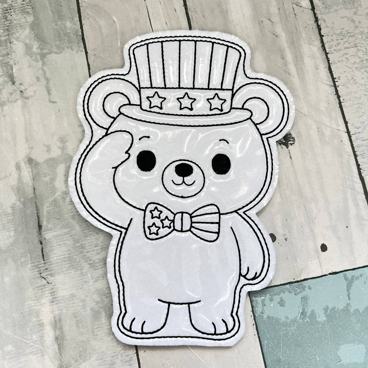 Patriotic Animals Colouring Dolls
