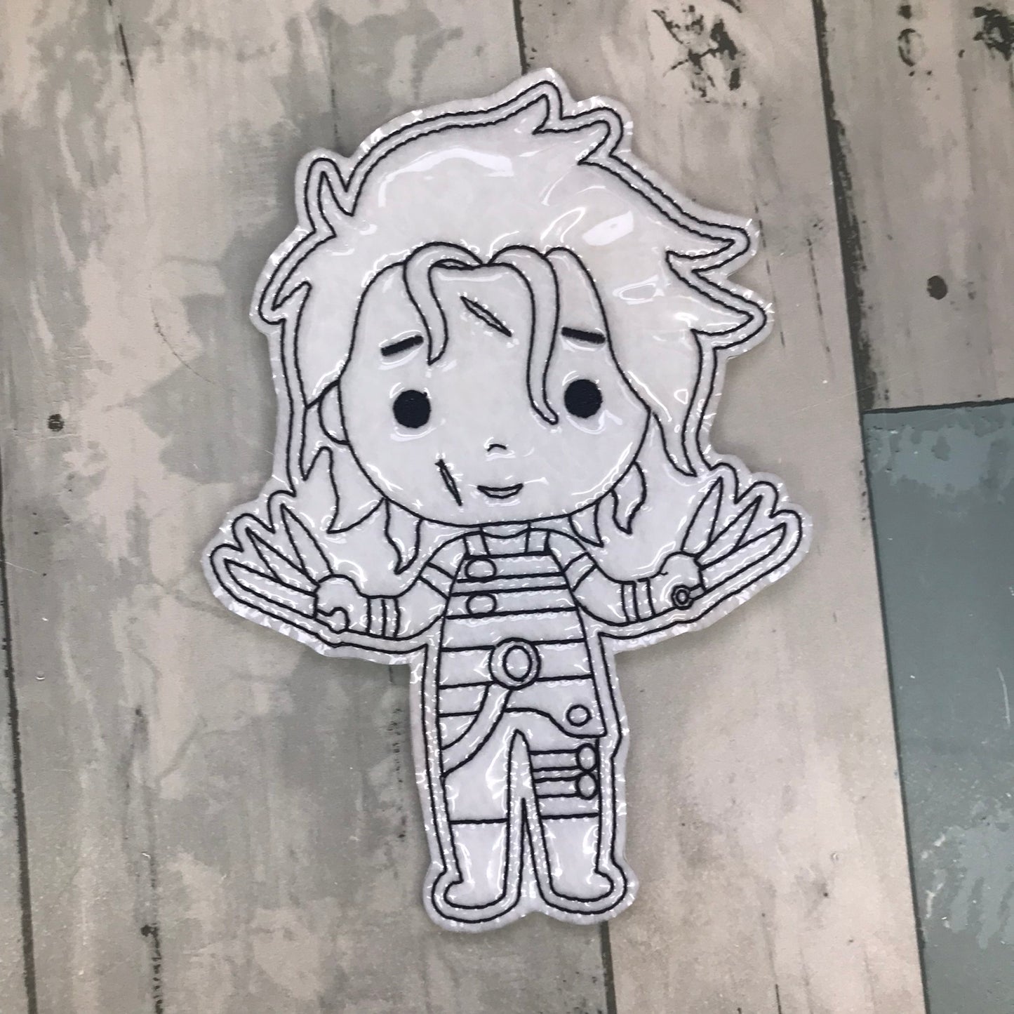 Halloween Set 2 Colouring Dolls